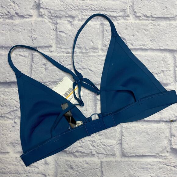 Free People Intimately Oh Scuba Neo Bralette in Midnight Cowboy - Picture 5 of 7